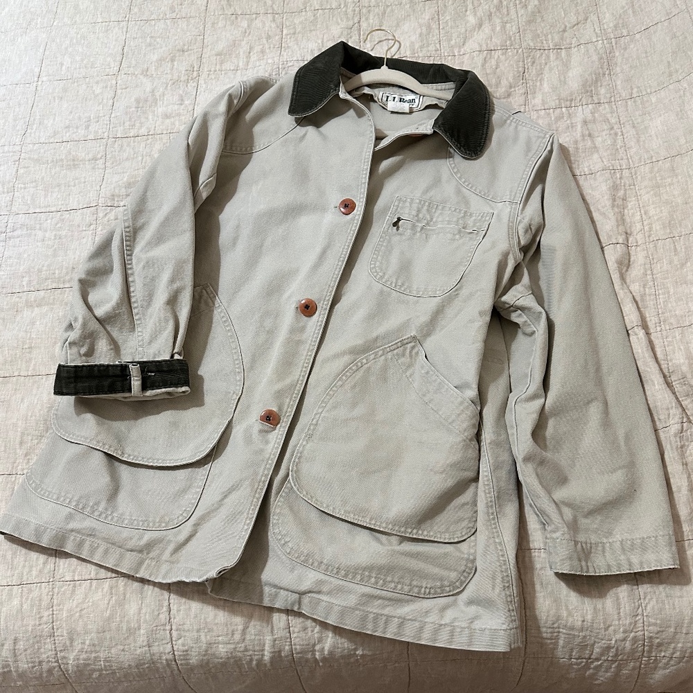 Vintage LL Bean Chore Coat - Cotton - Made in USA